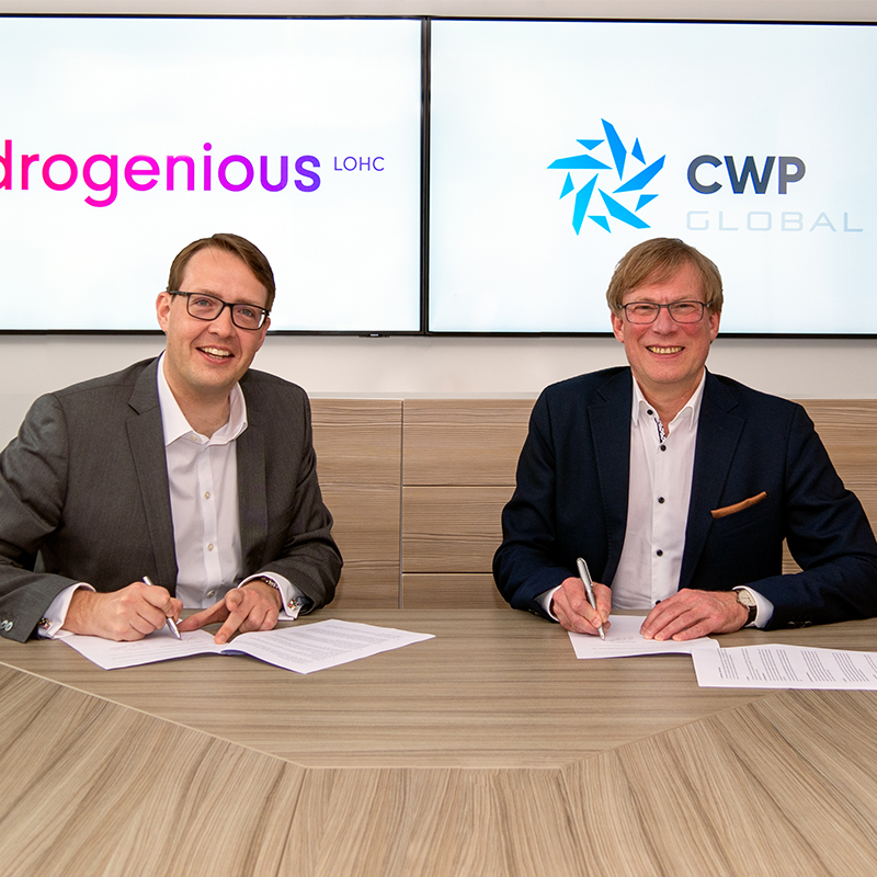 CWP Global and Hydrogenious LOHC sign MoU