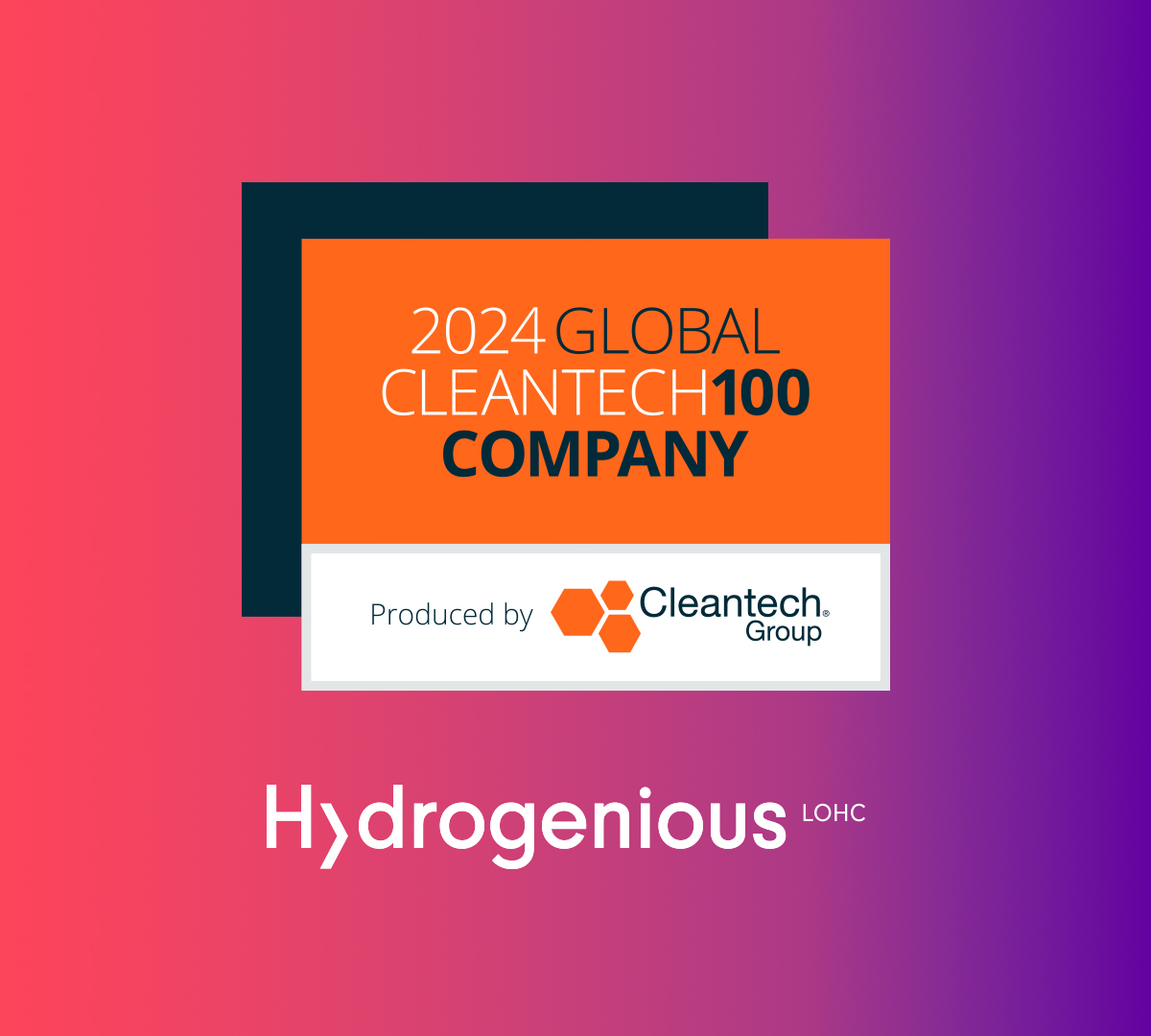 Cleantech_100_2024_Award_square_Hydrogenious_LOHC_Logo